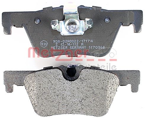 METZGER 1170368 GREENPARTS Bremsbelagsatz, Scheibenbremse